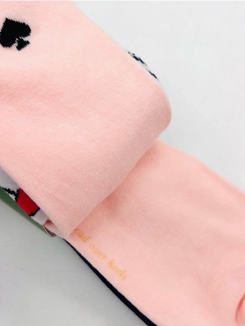 kate spade New York Pink, White & Navy Crew Socks
